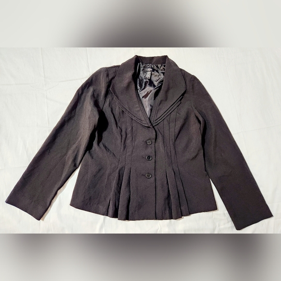 T. Milano Stretch Jacket Blazer Four Button Size 10 - Picture 2 of 7